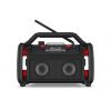 PerfectPro ROCKPRO Radio de construcción a batería y a la red eléctrica - FM - Entrada AUX - Negro