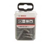 Bosch 2608522187 Pozidrive Punta de 25 mm extra dura - PZ2 (25 piezas)