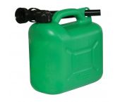 Silverline 847074 Bidón de plástico para combustible 5 litros - Verde