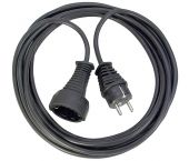 Brennenstuhl 1165430 Cable de plástico negro - H05VV-F 3G1,5 - 3m