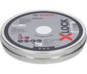 Bosch 2608619266 X-Lock Disco abrasivo estándar for Inox en lata. -recto- 115mm (10st)