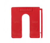 Milli-Max 0785/80 Placas de relleno - Rojo - 5 mm (80 piezas)